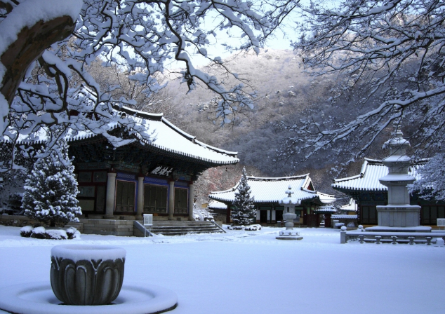 내장사 설경